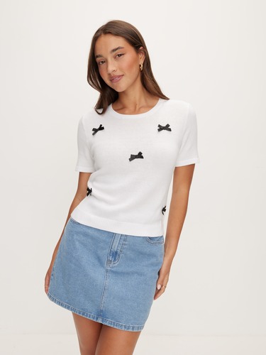 Zoey Embroidered Knit                                                                                                           