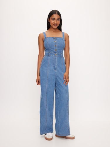 Jodie Denim Jumpsuit                                                                                                            