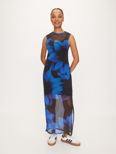 Sao Paulo Mesh Midi Dress                                                                                                       