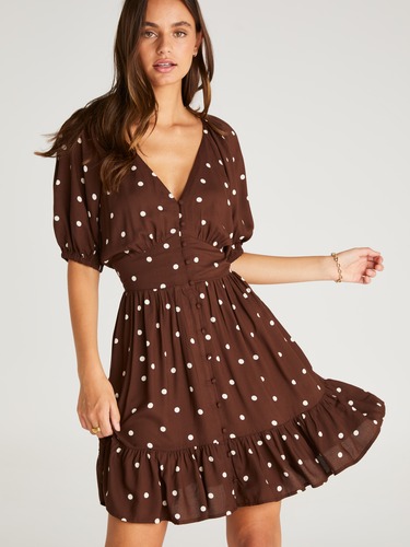 Marnie Button Thru Mini Dress