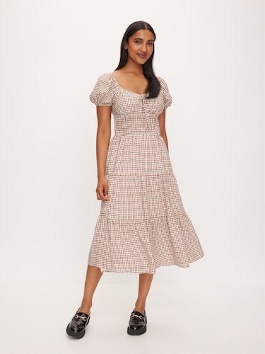 Lola Tiered Midi Dress                                                                                                          