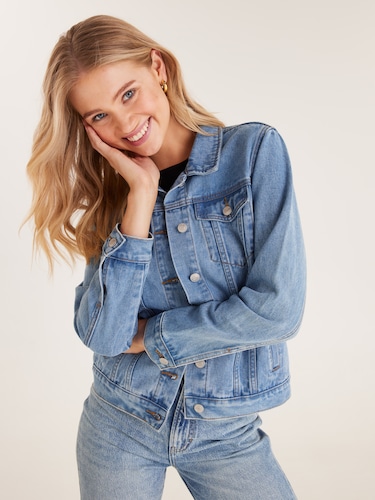 Girlfriend Denim Jacket                                                                                                         