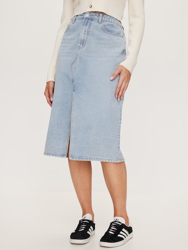 Alessia Denim Midi Skirt                                                                                                        