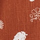 Rust Tropical Print