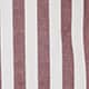 White Burgundy Stripe