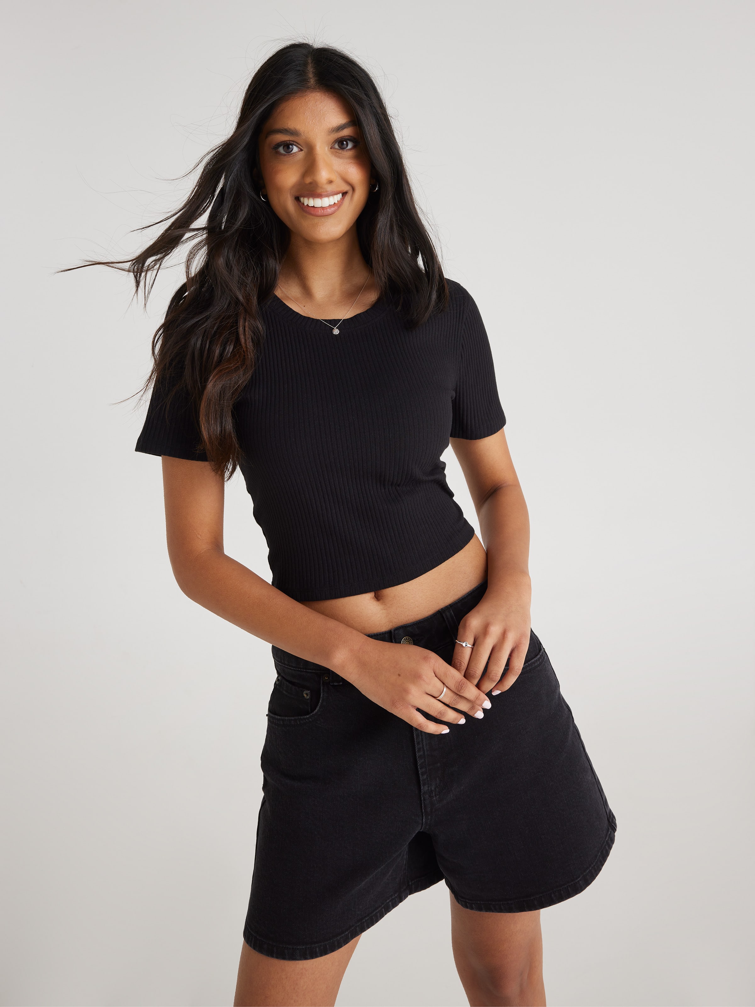 Rib Baby Tee - Dotti Online