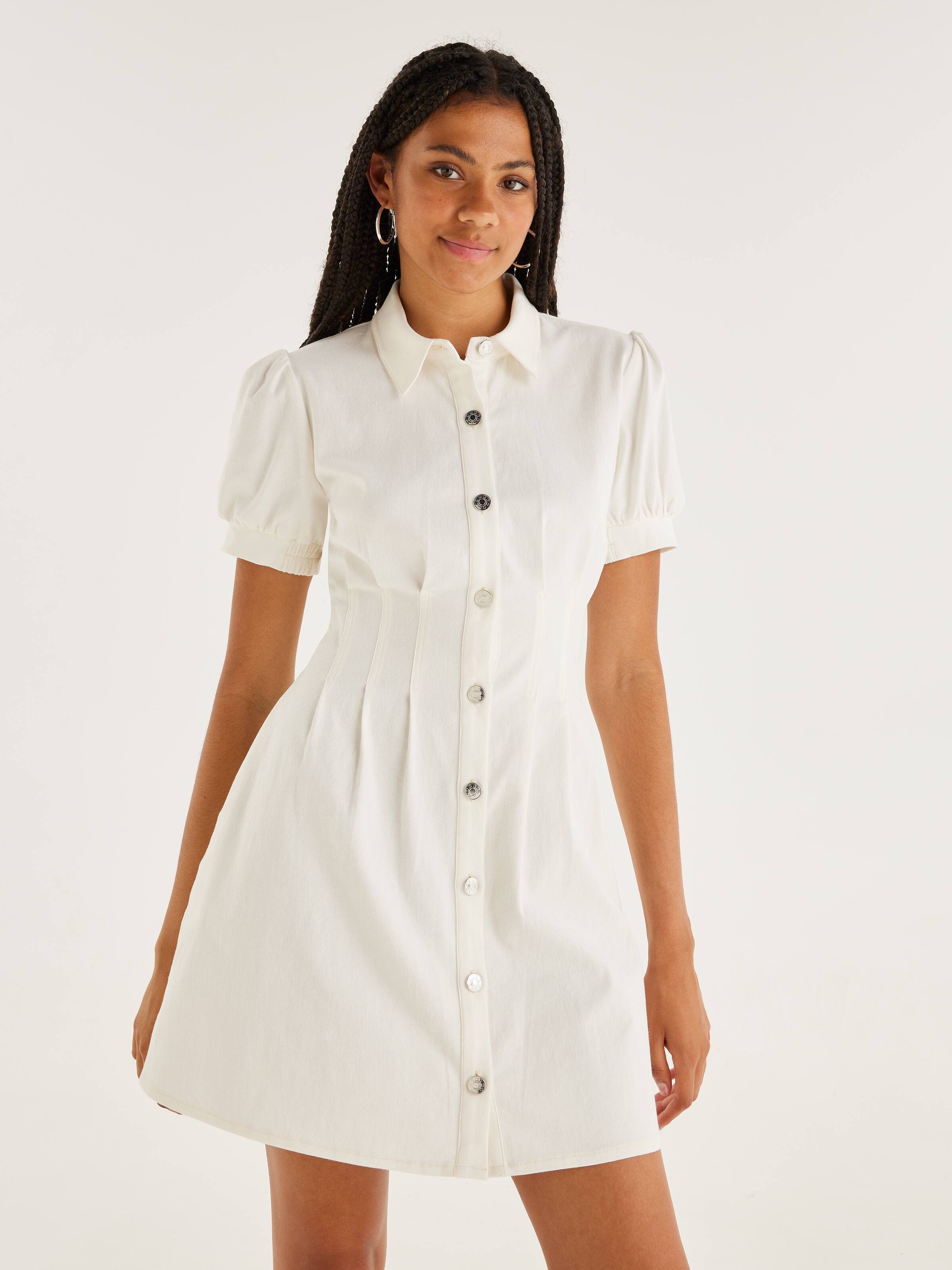 Carrie Denim Corset Dress Dotti Online