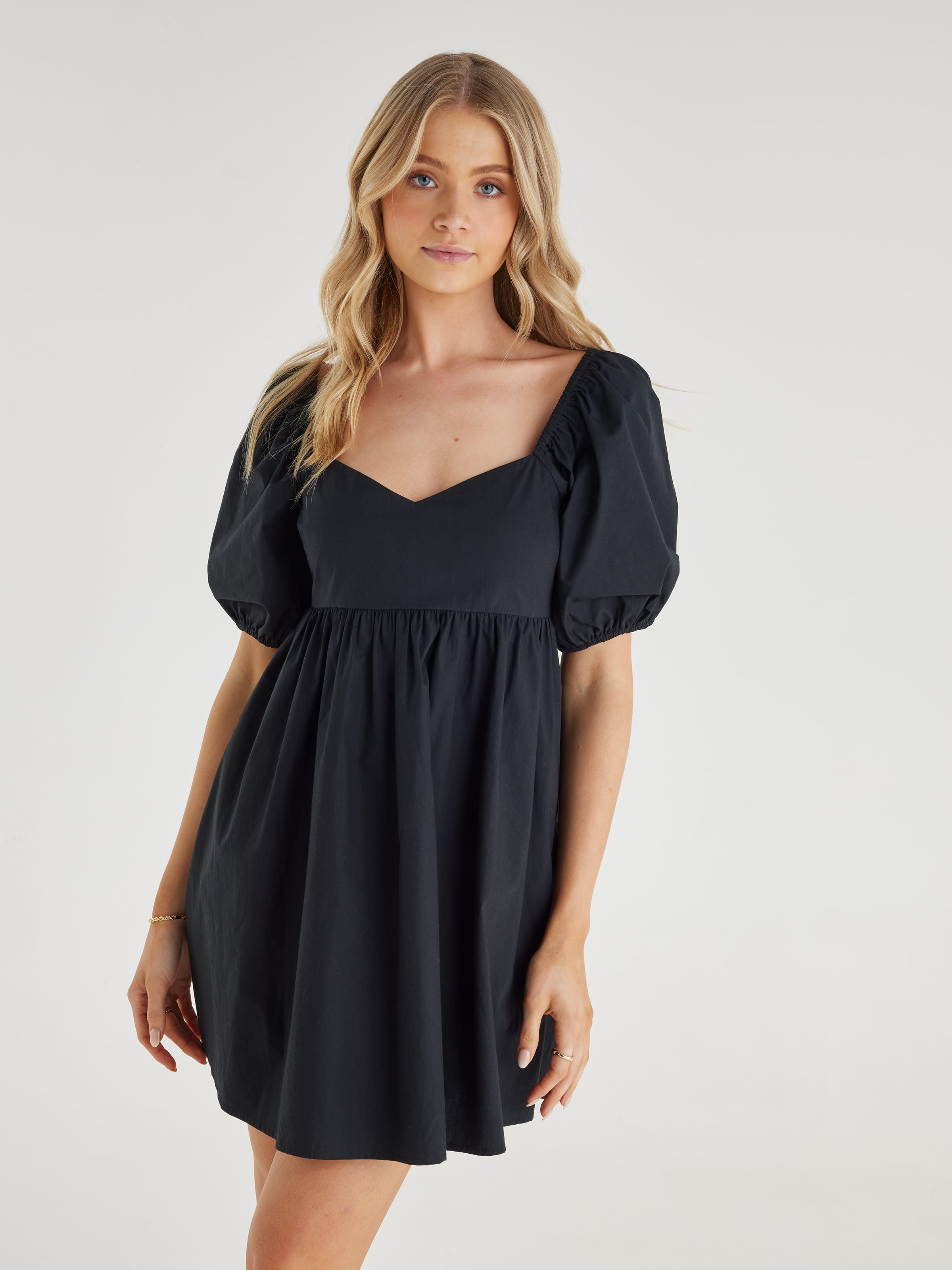 Maddie Puff Sleeve Mini Dress - Dotti Online