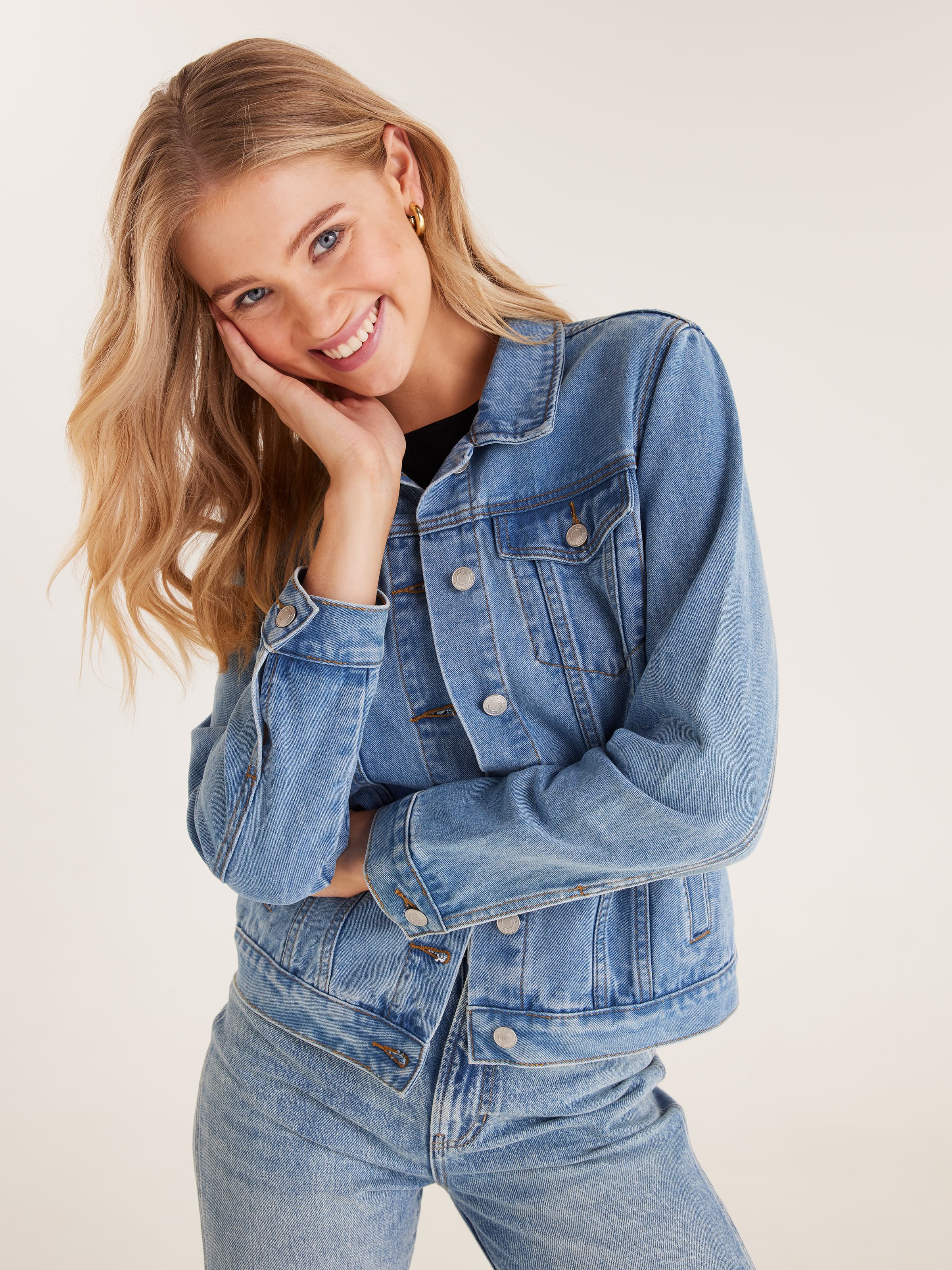 Denim sales jacket dotti